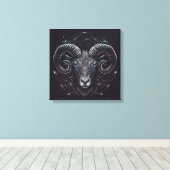 Aries-Maart 21-April 19 de Druk van het Canvas (Insitu (Houten vloer))