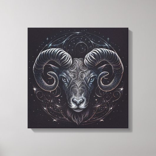 Aries-Maart 21-April 19 de Druk van het Canvas (Voorkant)