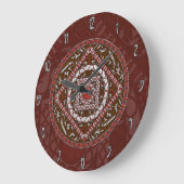 Aries Mandala Clock Grote Klok (Hoek)