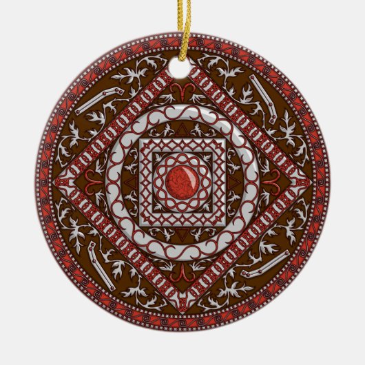 Aries Mandala Ornament (Voorkant)