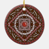 Aries Mandala Ornament (Achterkant)