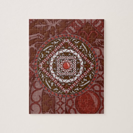 Aries Mandala Puzzle Legpuzzel (Verticaal)