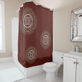 Aries Mandala Shower Curtain Douchegordijn (In situ)