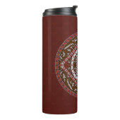 Aries Mandala Thermal Tumbler Thermosbeker (Gedraaid links)