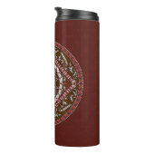 Aries Mandala Thermal Tumbler Thermosbeker (Geroteerd rechts)