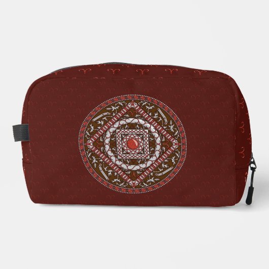 Aries Mandala Toilettasje (Voorkant)