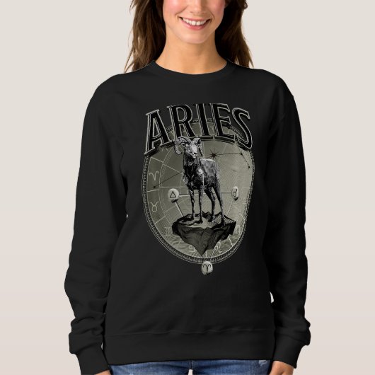 Aries Mannen Zodiac Sign Aries Trui (Voorkant)