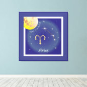 Aries March 21 to April 20 Leinwand Canvas Afdruk (Insitu (Houten vloer))