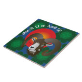 Aries March 21 to April 20 Tile Tegeltje (Zijkant)
