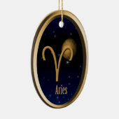 Aries Mars kerstversiering Keramisch Ornament (Rechts)