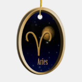Aries Mars kerstversiering Keramisch Ornament (Voorkant)