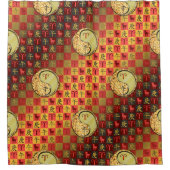 Aries & Metal Horse Douchegordijn (Voorkant)