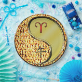 Aries & Metal Horse Papieren Bordje (Feest)