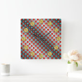 Aries & Metal Snake Vierkante Klok (Huis)