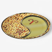 Aries & Metal Tiger Papieren Bordje (Gekanteld)