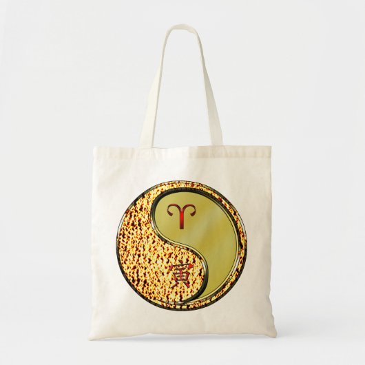 Aries & Metal Tiger  Tote Bag (Voorkant)