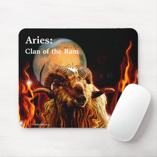 Aries mousepad muismat (Met muis)