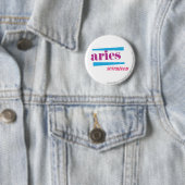 Aries Paars Ronde Button 5,7 Cm (In situ)