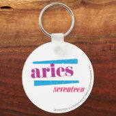 Aries Paars Sleutelhanger (Voorkant)