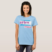 Aries Paars T-shirt (Voorkant volledig)