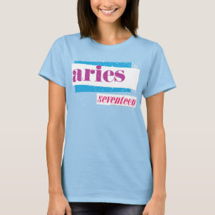 Aries Paars T-shirt