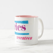 Aries Paars Tweekleurige Koffiemok (Voorkant rechts)
