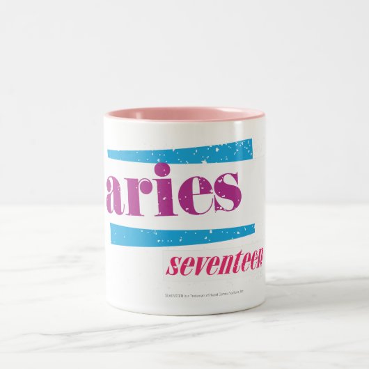 Aries Paars Tweekleurige Koffiemok (Center)