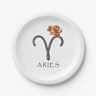 Aries Party Plate Papieren Bordje
