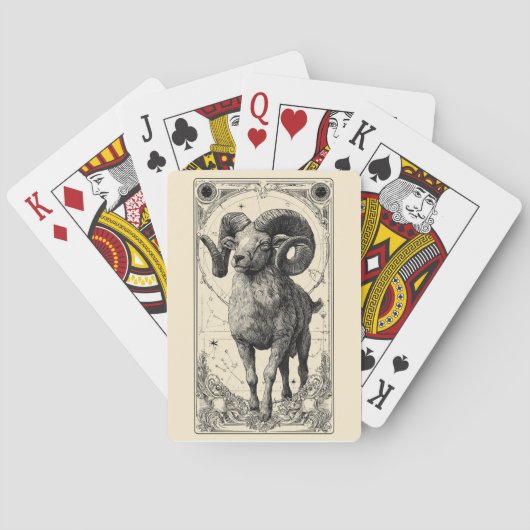 Aries Pokerkaarten (Achterkant)