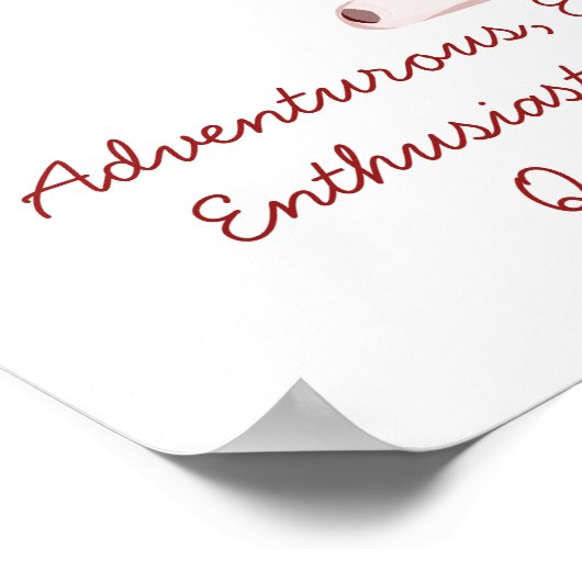 Aries - Poster van Girl Horoscope (Hoek)