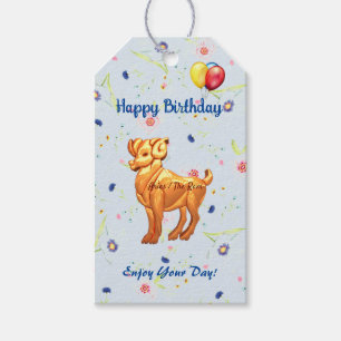 Aries Ram Birthday Cadeaulabel