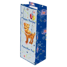 Aries Ram Birthday Wine Gift Bag Wijn Cadeautas