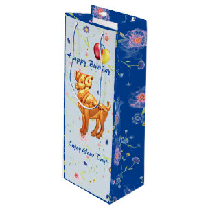 Aries Ram Birthday Wine Gift Bag Wijn Cadeautas