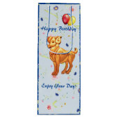 Aries Ram Birthday Wine Gift Bag Wijn Cadeautas (Voorkant)