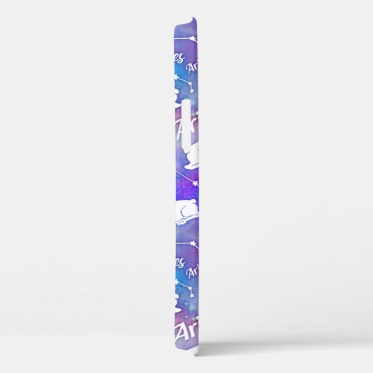 Aries Ram Constellation Stars Birthday Pattern Case-Mate iPhone Case (Achterkant / Rechts)