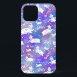 Aries Ram Constellation Stars Birthday Pattern Case-Mate iPhone Case<br><div class="desc">Dit leuke telefoondoosontwerp maakt het perfecte cadeau voor iedereen die geboren is onder het zodiac-teken Aries. Het bevat een uniek patroon gemaakt van een  ram,  de constellatie en het woord "Aries",  allemaal in wit op een paars-roze starrichterachtergrond.</div>