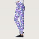 Aries Ram Constellation Stars Birthday Pattern Leggings<br><div class="desc">Dit leuke smokkelontwerp maakt het perfecte cadeau voor iedereen die geboren is onder het zodische teken Aries. Het bevat een uniek patroon gemaakt van een  ram,  de constellatie en het woord "Aries",  allemaal in wit op een paars-roze starrichterachtergrond.</div>