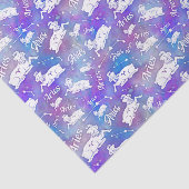 Aries Ram Constellation Stars Birthday Pattern Tissuepapier (Detail)