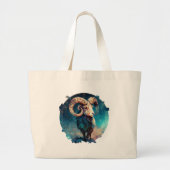 Aries Ram Grote Tote Bag (Voorkant)