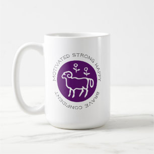 Aries Ram Logo Zodiac Star Sign Astrology Trait Co Koffiemok