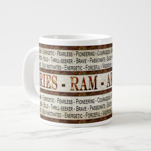 ARIES - RAM - MOK COFFEE/SOUP JUMBO - BESCHRIJVING (Links)