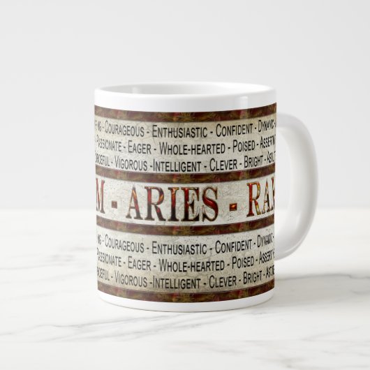 ARIES - RAM - MOK COFFEE/SOUP JUMBO - BESCHRIJVING (Voorkant rechts)