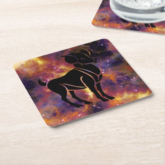 aries ram onderzetters (Schuin)