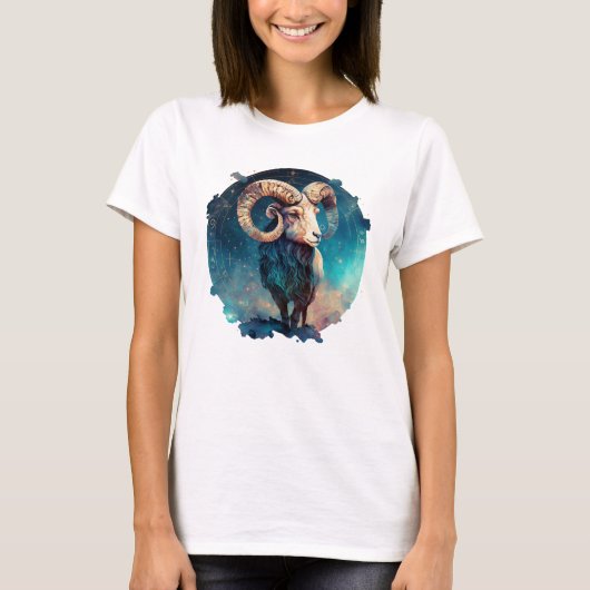 Aries Ram T-shirt (Voorkant)