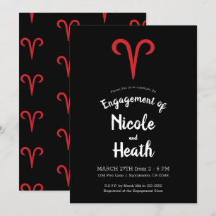 Aries Ram Zodiac March April Astrology Verloving Kaart