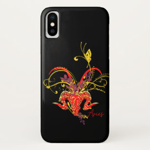 Aries Ram Zodiac Sign met V Hoesje-Mate iPhone Ca Case-Mate iPhone Case