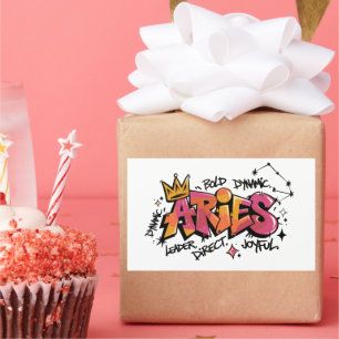 Aries Rechthoekige Sticker