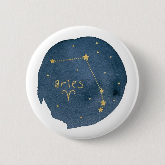 Aries Ronde Button 5,7 Cm (Voorkant)