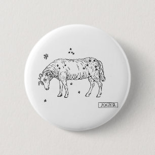Aries Ronde Button 5,7 Cm