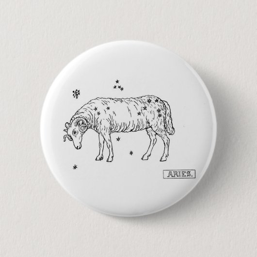 Aries Ronde Button 5,7 Cm (Voorkant)